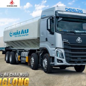 XE CHỞ THỨC ĂN CHĂN NUÔI (XE BỒN CHỞ CÁM) - 32 KHỐI - CHENGLONG HẢI ÂU